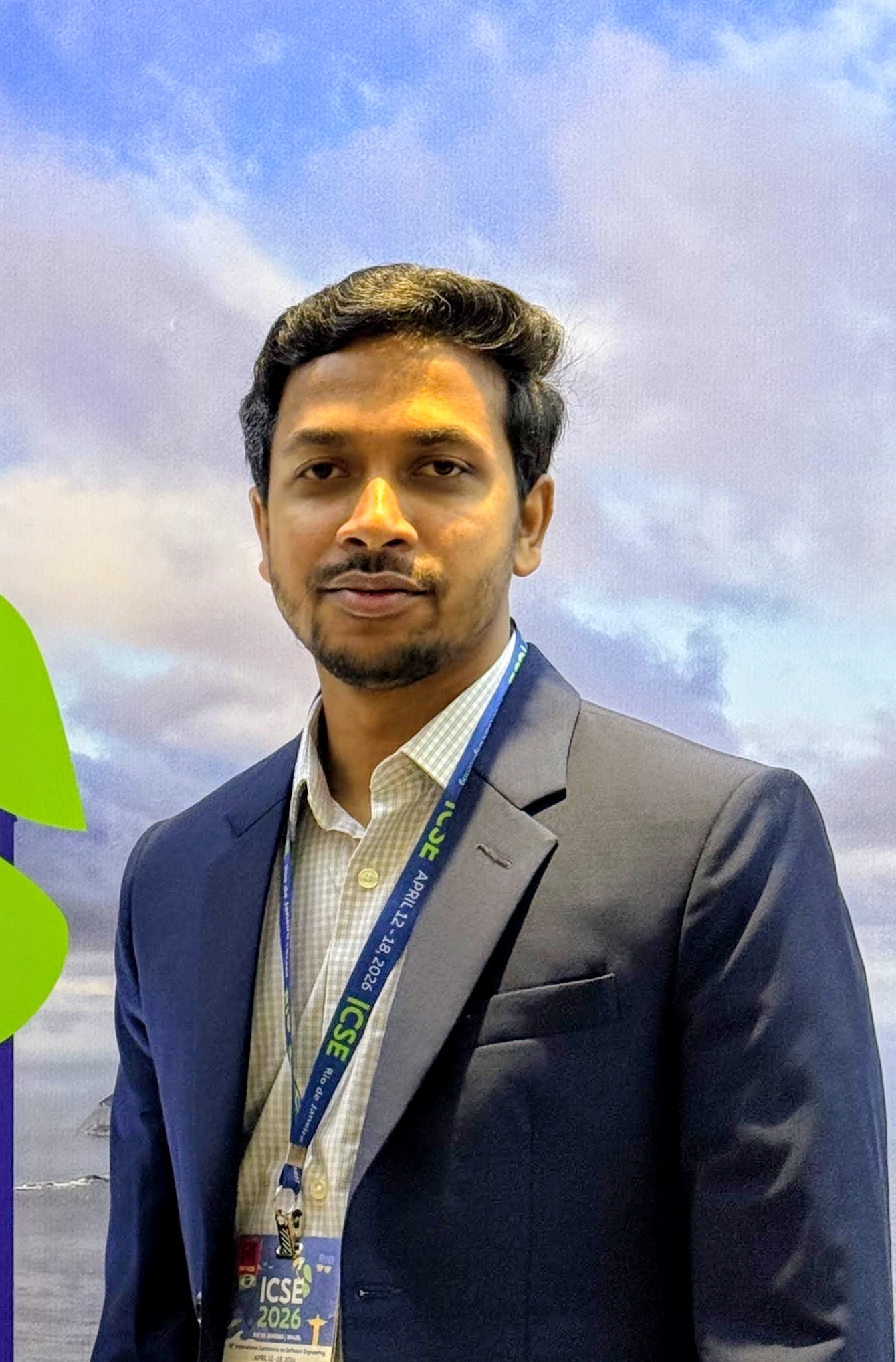 Rubel Hassan Mollik at ICSE 2026 in Rio de Janeiro.